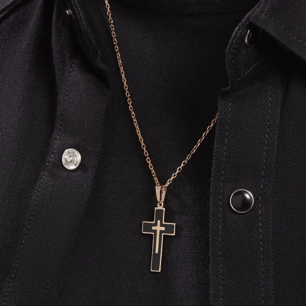 Collier Saleh Plaqué Or Jaune