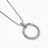 Collier Sautoir Acier Blanc Galaad