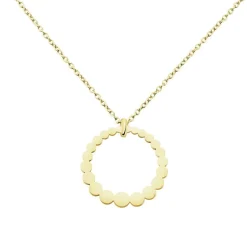 Collier Sautoir Acier Doré Naomi
