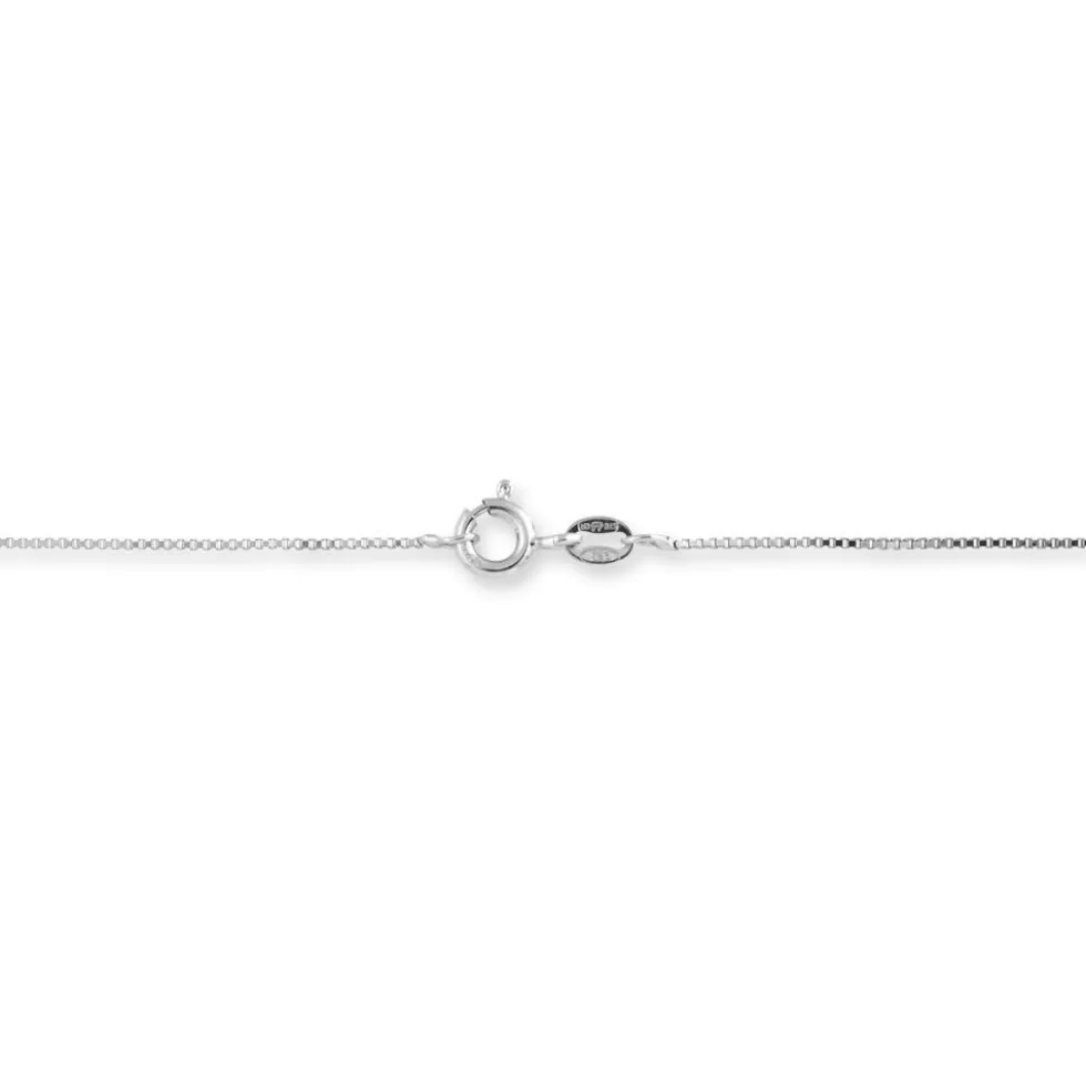 Collier Saynaae Argent Blanc Perle De Culture