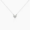Collier Seya Argent Blanc Oxyde De Zirconium