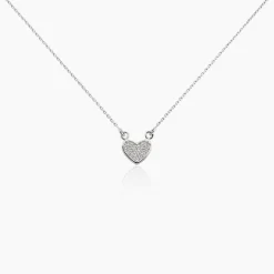Collier Seya Argent Blanc Oxyde De Zirconium