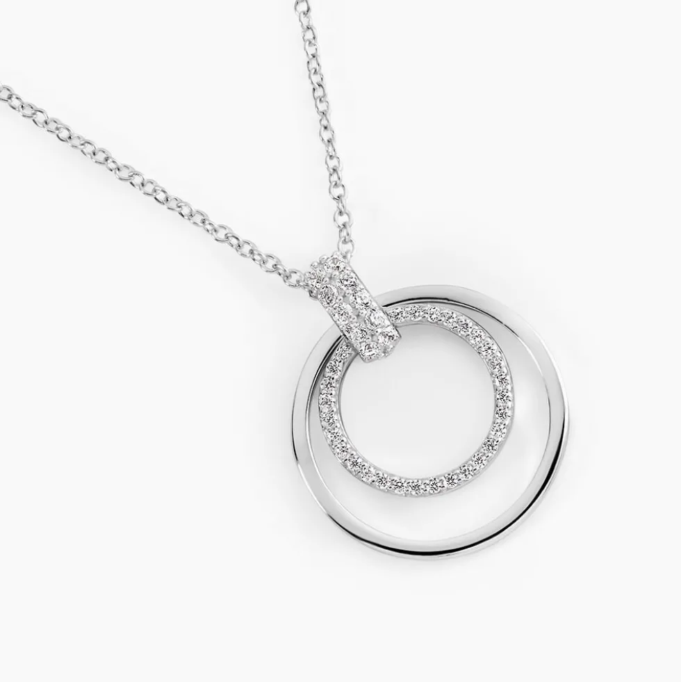 Collier Silvana Argent Blanc Oxyde De Zirconium