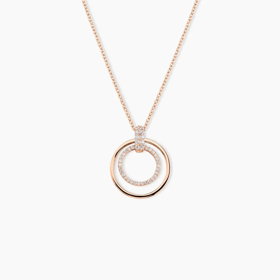 Collier Silvana Argent Rose Oxyde De Zirconium