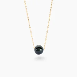 Collier Sissy Or Jaune Perle De Culture