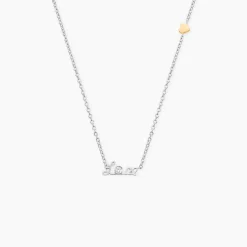 Collier Soana Or Jaune Argent Blanc Oxyde De Zirconium