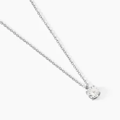 Collier Solitaire Argent Lylwenn