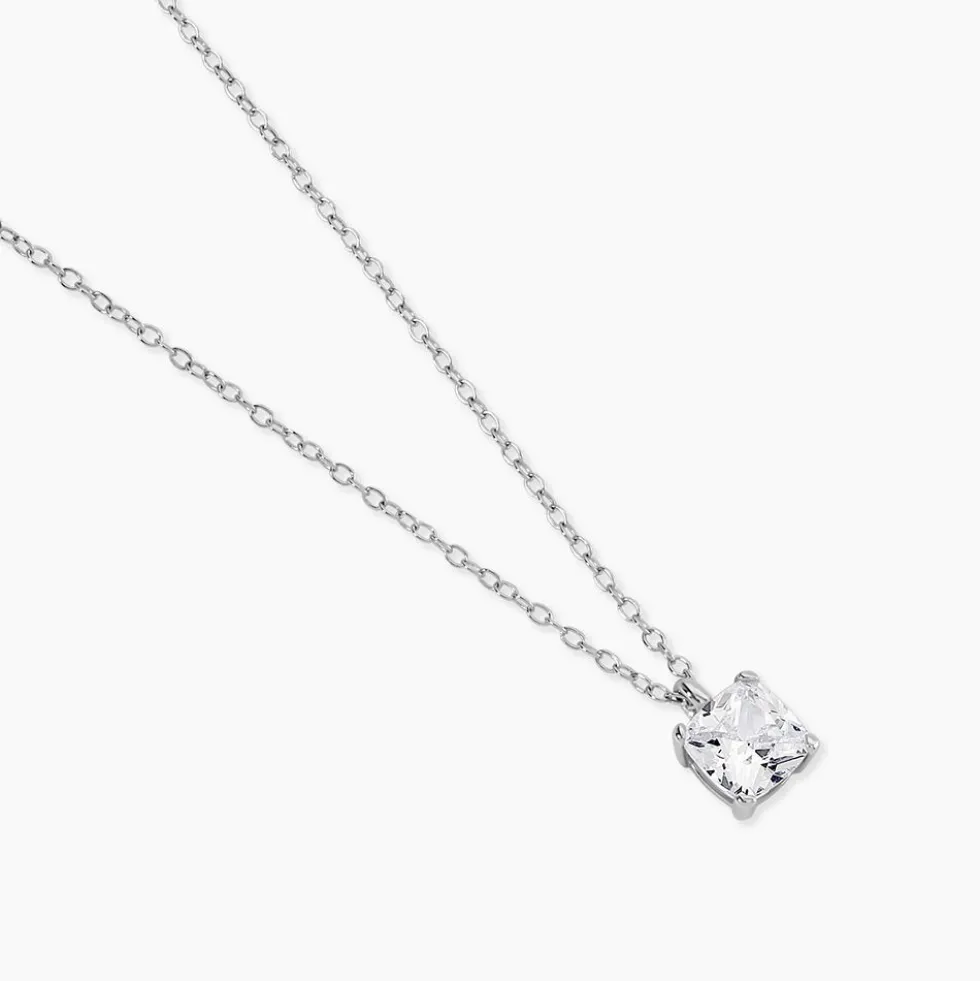 Collier Solitaire Argent Lyanna