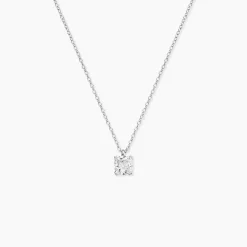 Collier Solitaire Argent Lyanna