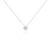 Collier Solitaire Argent Blanc Rio Santa Teresa Oxyde De Zirconium