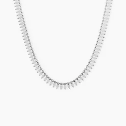 Collier Soranaae Argent Blanc