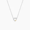 Collier Sorya Or Jaune Argent Blanc Oxyde De Zirconium