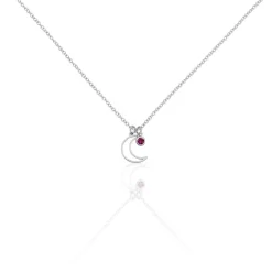 Collier Spirit Argent Blanc Oxyde De Zirconium