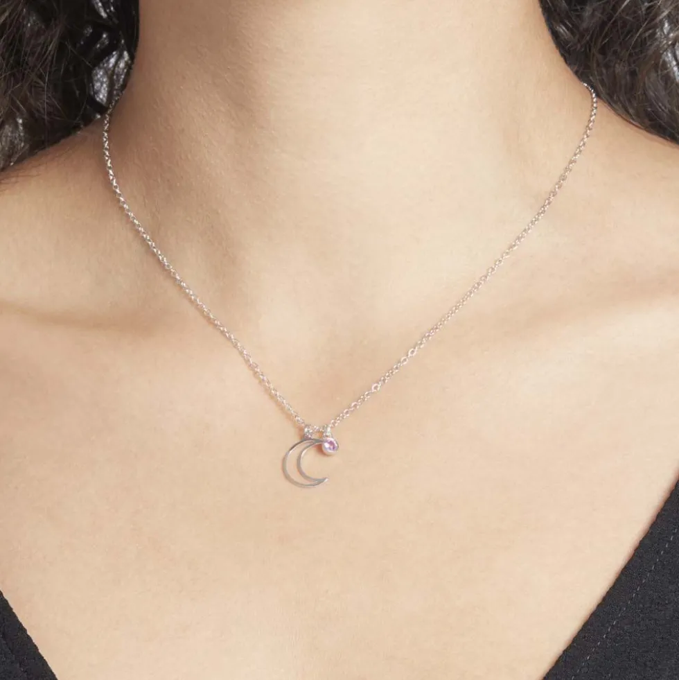 Collier Spirit Argent Blanc Oxyde De Zirconium