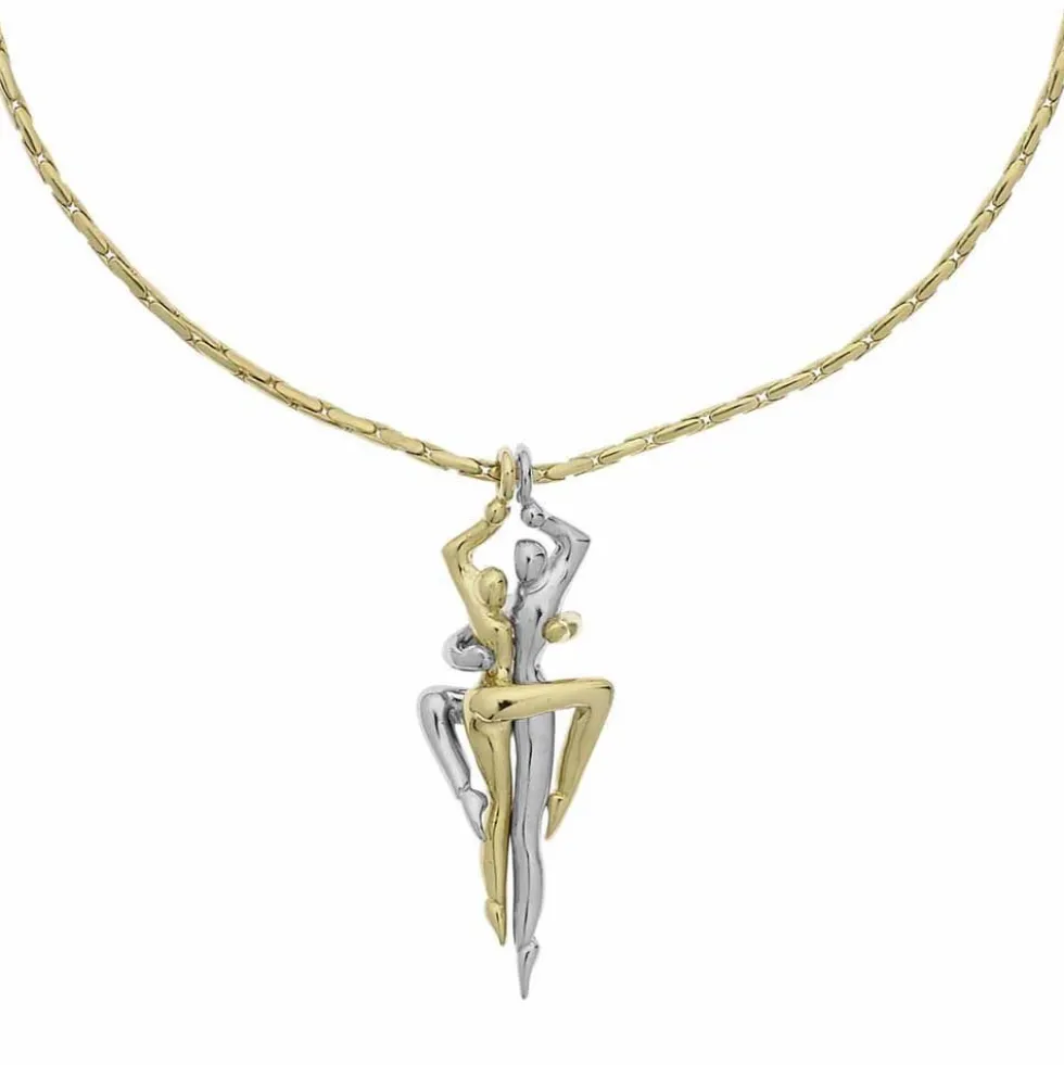 Collier Suraya Laiton Bicolore