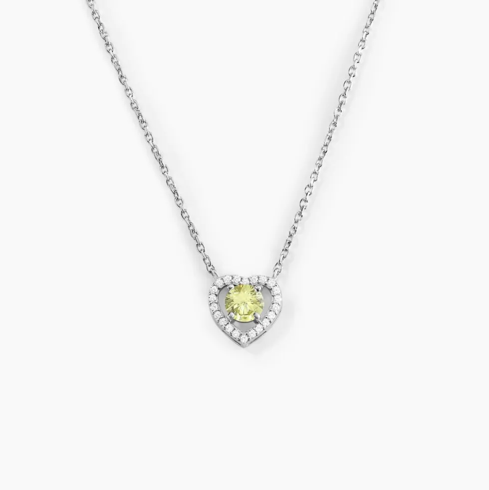 Collier Suzon Argent Blanc Oxyde De Zirconium