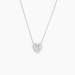 Collier Suzon Argent Blanc Oxyde De Zirconium