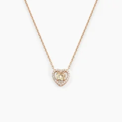 Collier Suzon Argent Rose Oxyde De Zirconium