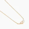 Collier Sya Plaqué Or Jaune Oxyde De Zirconium