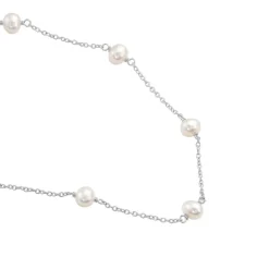 Collier Tanis Argent Perle De Culture