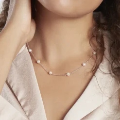 Collier Tanis Argent Perle De Culture