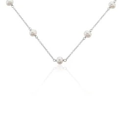 Collier Tanis Argent Perle De Culture