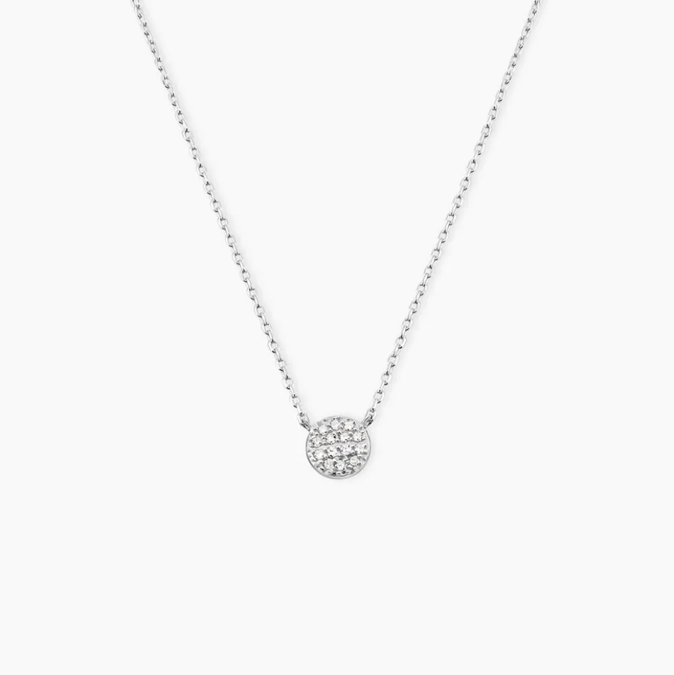 Collier Teani Or Blanc Diamant