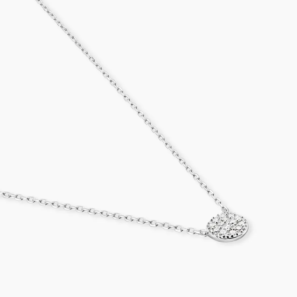 Collier Teani Or Blanc Diamant