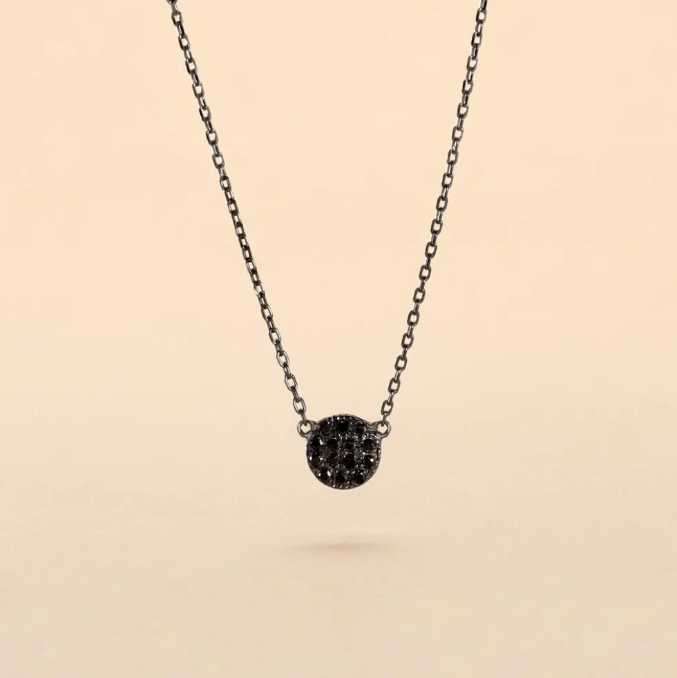 Collier Teani Or Blanc Diamant
