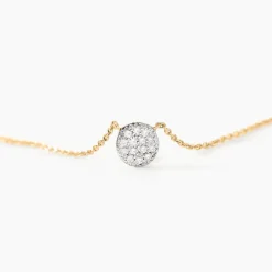 Collier Teani Or Jaune Diamant
