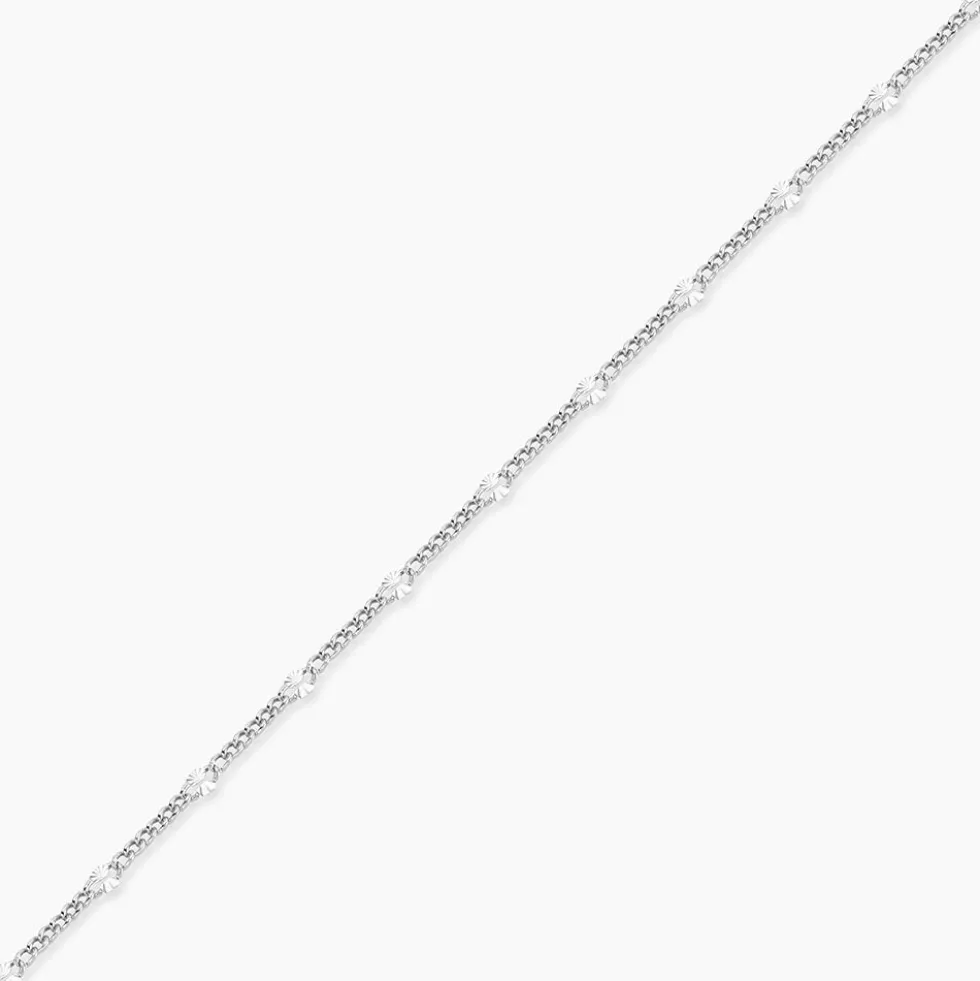 Collier Tessie Argent Blanc