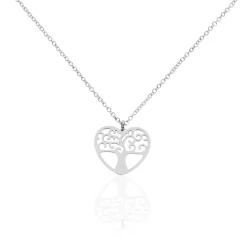 Collier Tyfen Argent Blanc