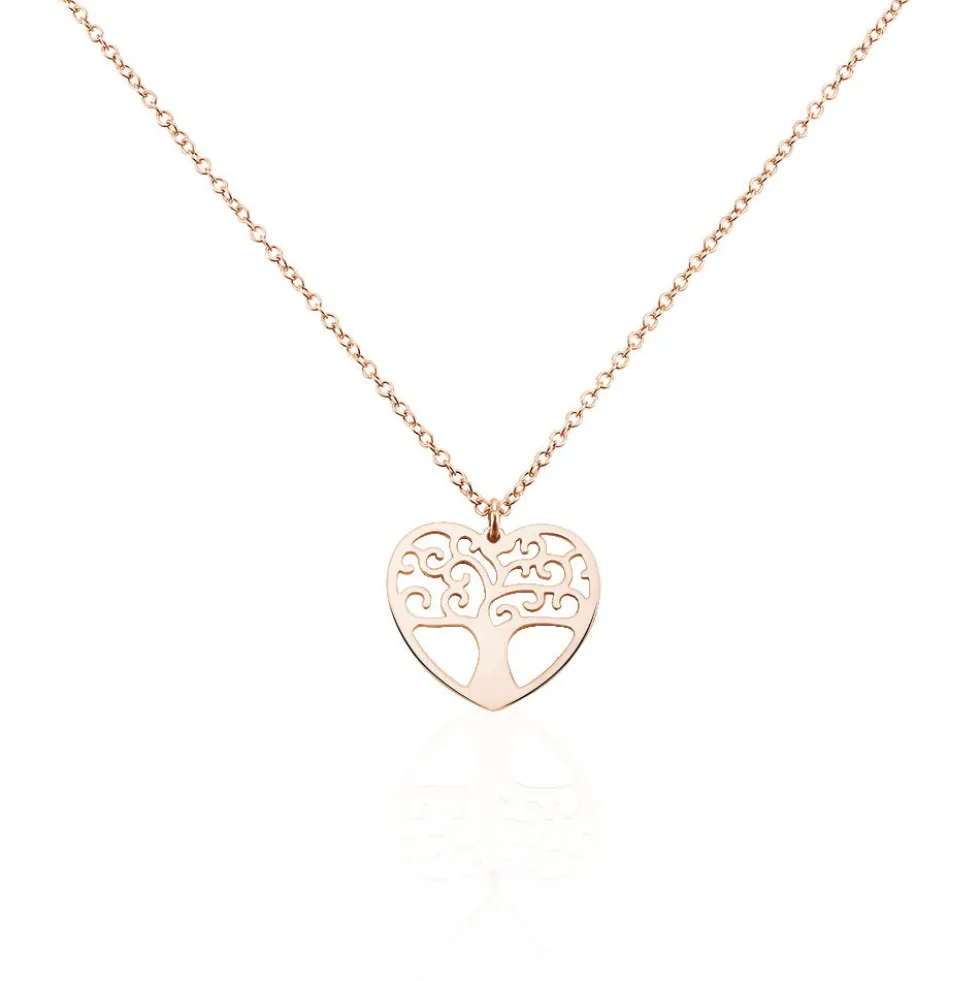 Collier Tyfen Argent Rose