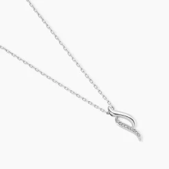 Collier Tylane Or Blanc Diamant