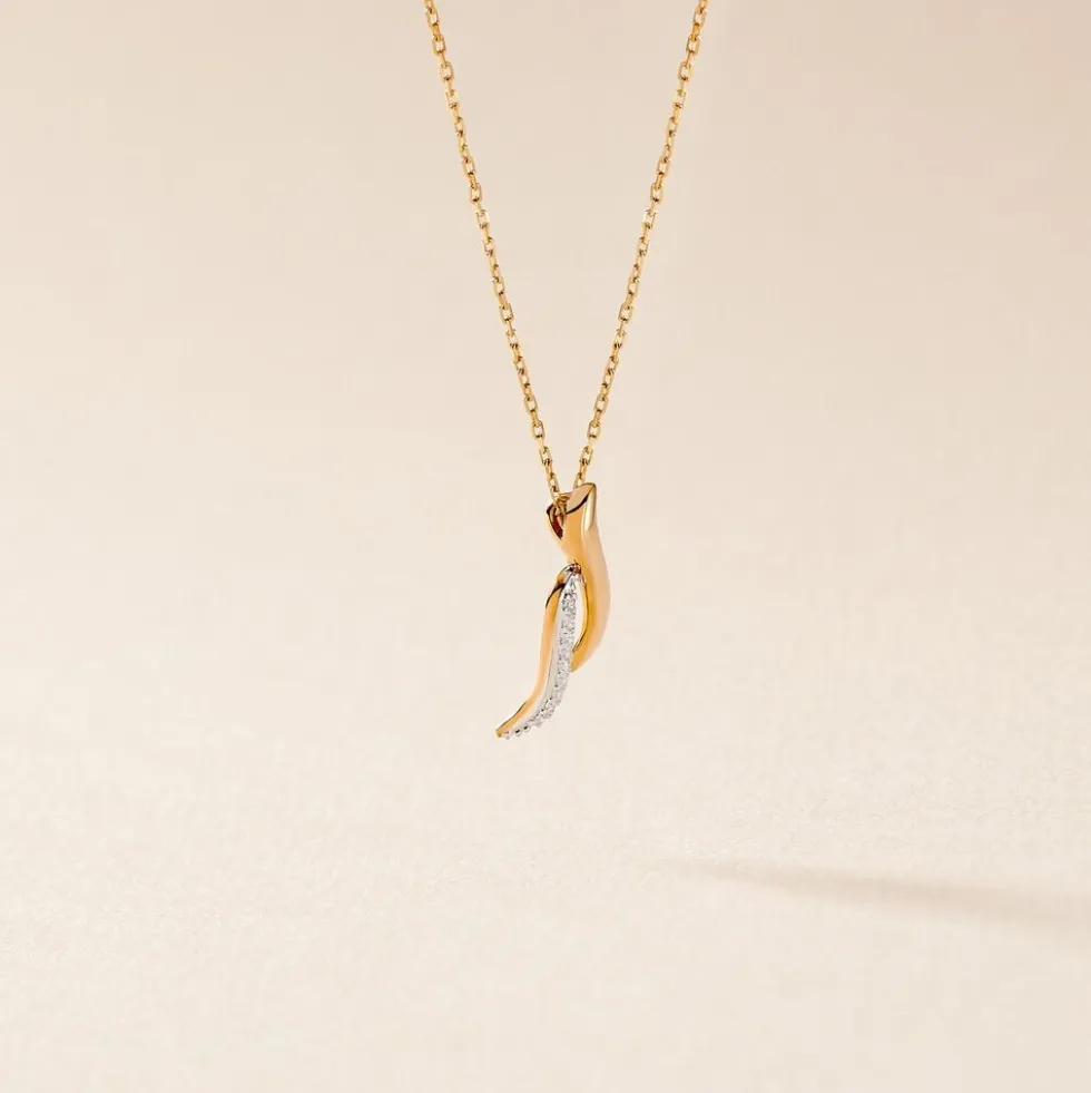 Collier Tylane Or Jaune Diamant