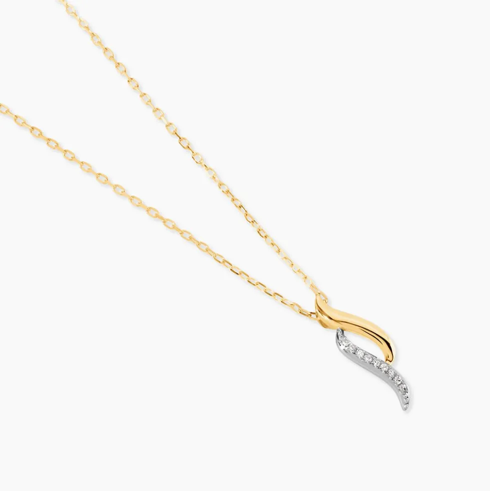 Collier Tylane Or Jaune Diamant