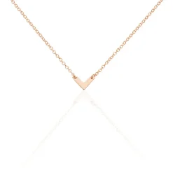 Collier Veroniica Argent Rose