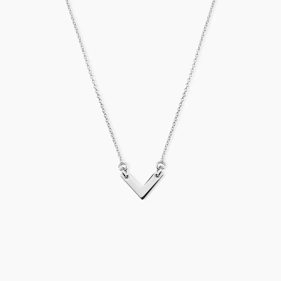 Collier Veroniica Argent Blanc