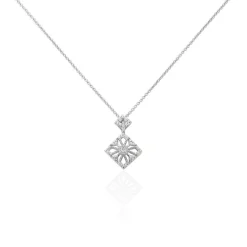 Collier Vita Argent Blanc Oxyde De Zirconium