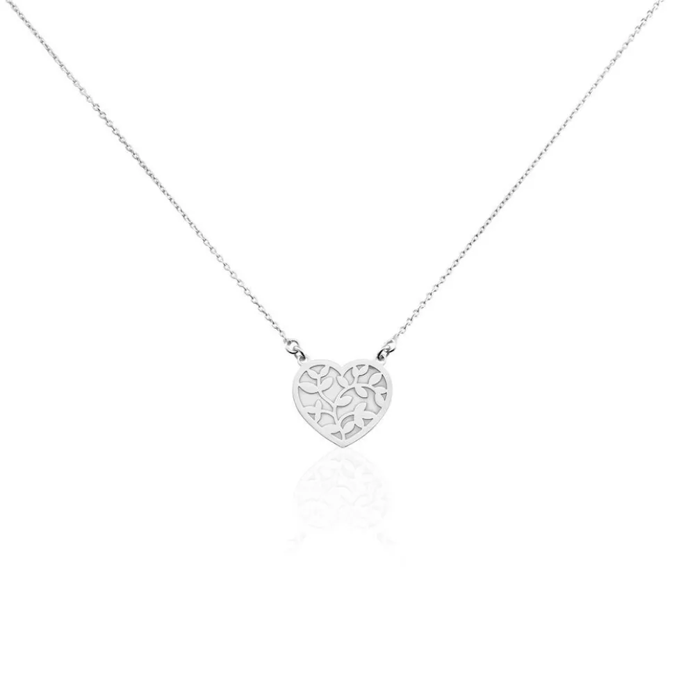 Collier Wandeline Argent Blanc