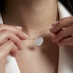 Collier Wandeline Argent Blanc