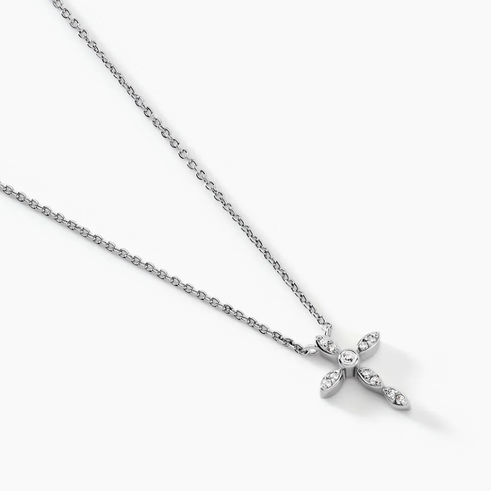 Collier Ysalis Argent Blanc Oxyde De Zirconium