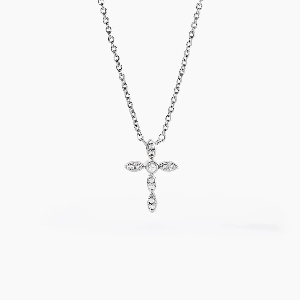 Collier Ysalis Argent Blanc Oxyde De Zirconium