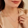 Collier Ysma Or Jaune Argent Blanc Oxyde De Zirconium