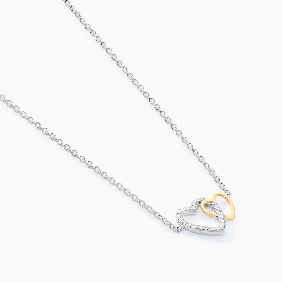 Collier Ysma Or Jaune Argent Blanc Oxyde De Zirconium
