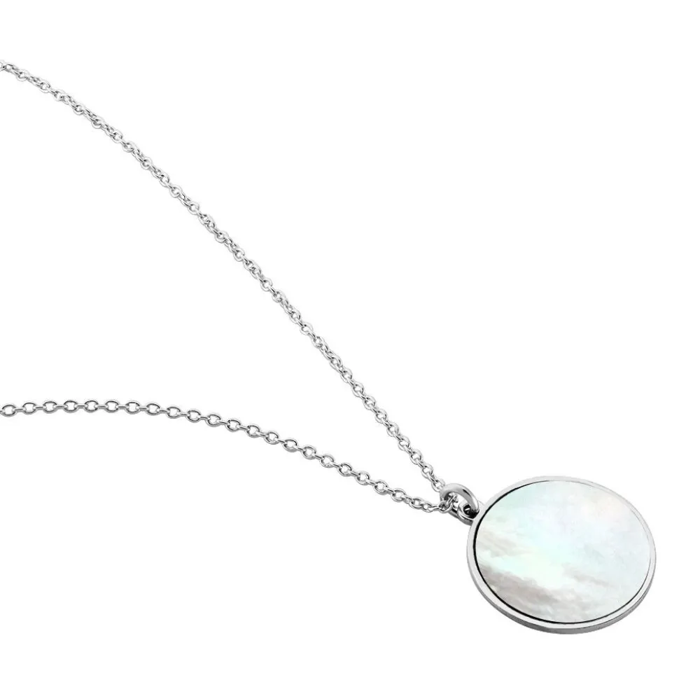 Collier Zoelle Argent Blanc Nacre