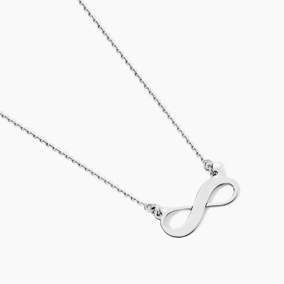 Collier Abelae Argent Blanc