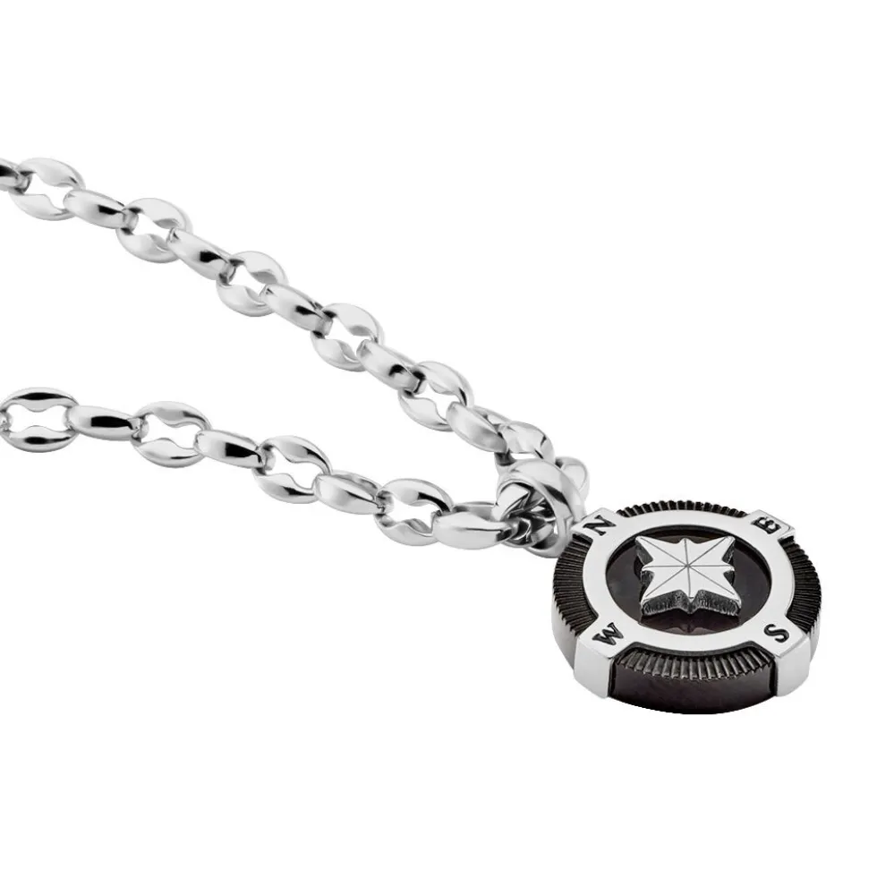 Collier Acier Blanc Kyliann