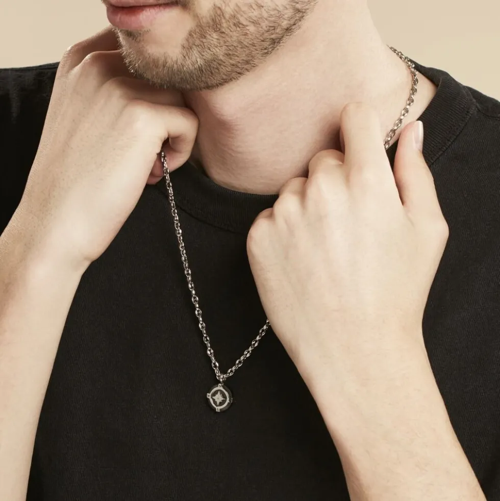 Collier Acier Blanc Kyliann