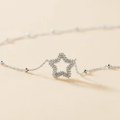 Collier Aella Argent Blanc